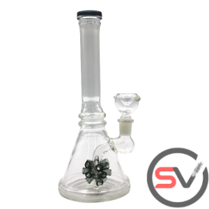 SOLID SPINNER WATER PIPE GREY 9inch